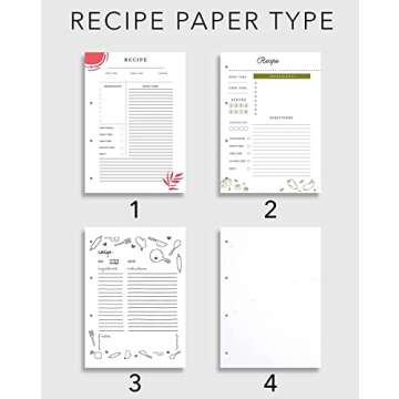 ENJOY THE WOOD Personalized Recipe Book Binder - Wooden Blank Family Cookbook Journal to Write in Your Own Recipes - Customized Recipe Binder, Recipe Books to Write in Hardcover (Large (A4), Tomatoes)