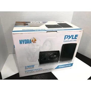 Pyle PSBT105A 1000W Portable Bluetooth PA Speaker 10'' Subwoofer
