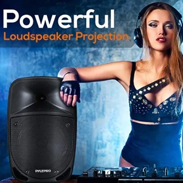 Pyle PSBT105A 1000W Portable Bluetooth PA Speaker 10'' Subwoofer
