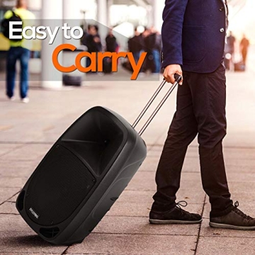 Pyle PSBT105A 1000W Portable Bluetooth PA Speaker 10'' Subwoofer