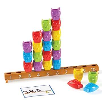 Learning Resources 1-10 Counting Owls Activity Set, Counting & Sorting Toys, Math Game, Fine Motor T...