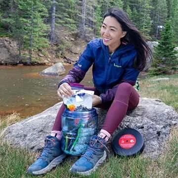 BearVault BV475 Trek Portable Bear Resistant Canister