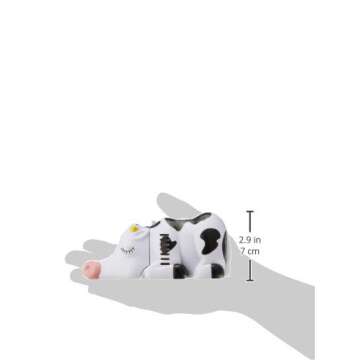 Wrapables® Animal Mini Tabletop Vacuum Cow Design for Easy Cleaning