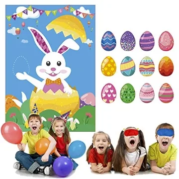 Easter Party Game Supplies for Kids | Pin The Egg