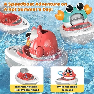 VATOS Elephant Bath Toys for Toddlers