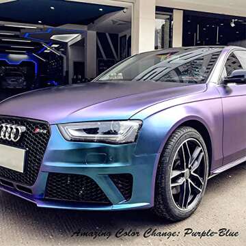 VINYL FROG Chameleon Vinyl Wrap Stunning Blue to Purple