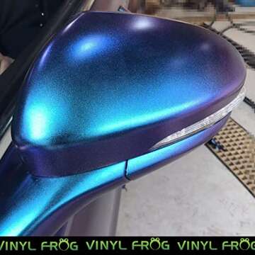 VINYL FROG Chameleon Vinyl Wrap Stunning Blue to Purple