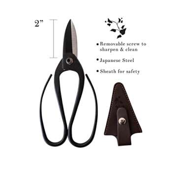 Garden Flower Scissors, Heirloom Butterfly Shears for Trimming Herbs, Flowers, Plants and Produce, Flower Scissors for Trimming Indoor- Ivy Market…