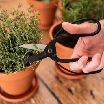 Garden Flower Scissors, Heirloom Butterfly Shears for Trimming Herbs, Flowers, Plants and Produce, Flower Scissors for Trimming Indoor- Ivy Market…