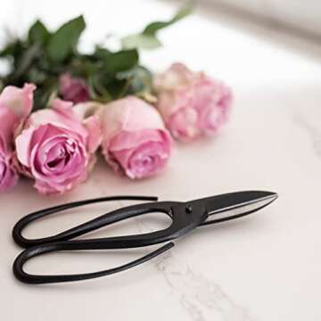 Garden Flower Scissors, Heirloom Butterfly Shears for Trimming Herbs, Flowers, Plants and Produce, Flower Scissors for Trimming Indoor- Ivy Market…