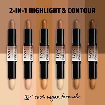 NYX PROFESSIONAL MAKEUP Wonder Stick, Highlight & Contour - Deep