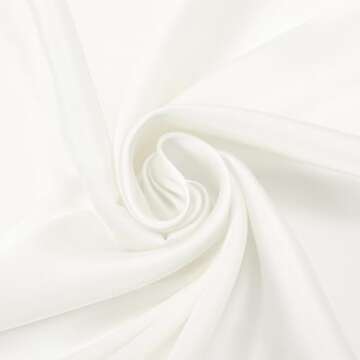 RIIQIICHY 35 Inch Ivory Head Scarf for Stylish Women