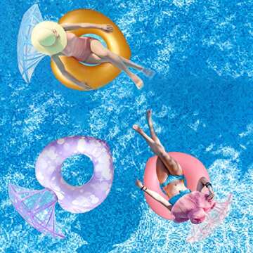 Diamond Golden Ring Inflatable Pool Float for Summer