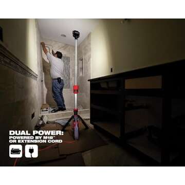 Milwaukee 2132-20 Red LED Work Light - Portable & Durable