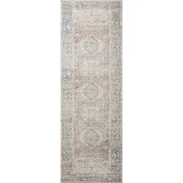 Loloi Jules JUL-07 Natural Ocean Rug Vintage Modern Design