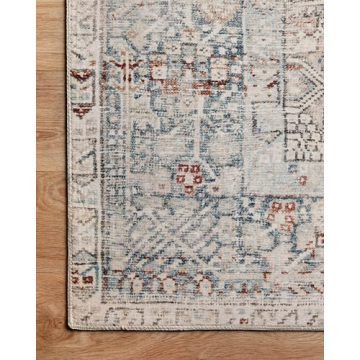 Loloi Jules JUL-07 Natural Ocean Rug Vintage Modern Design