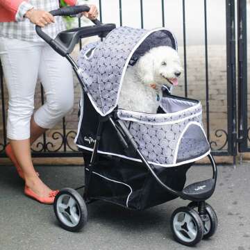Gen7Pets Promenade Pet Stroller in Black Onyx