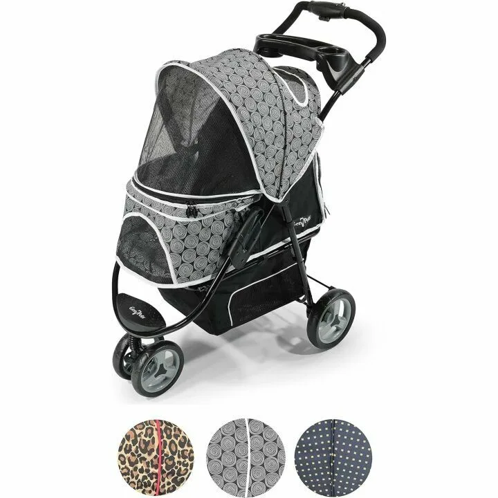 Gen7Pets Promenade Pet Stroller in Black Onyx