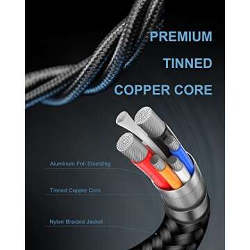 2pack-10ft USB Type C to Lightning iPhone Charger Cable, Original Apple Usbc Power Delivery Fast Charging Cord for iPhone 14/13 Pro Max/13Pro/13/12/11/XR/XS, PD USB-C Lighting Wire Cargador Powerline