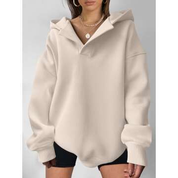Trendy ANRABESS Oversized Hoodie for Women and Teens