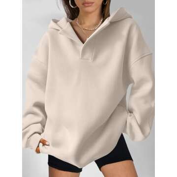 Trendy ANRABESS Oversized Hoodie for Women and Teens