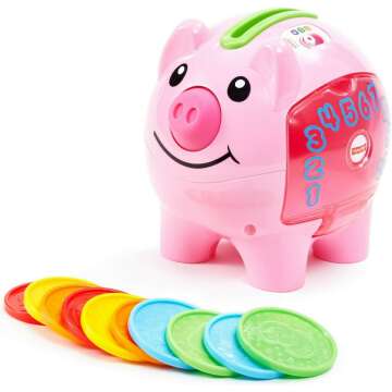 Fun Fisher-Price Laugh & Learn Piggy Bank for Kids