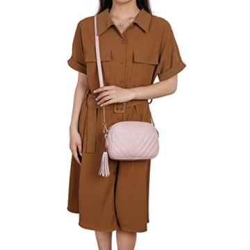 Stylish Lola Mae Quilted Crossbody Bag for Women