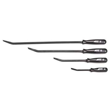 JTC Tools 3117-4 PC Handled Pry Bar Set Heavy Duty Pry Bar Mechanic Hand Tools