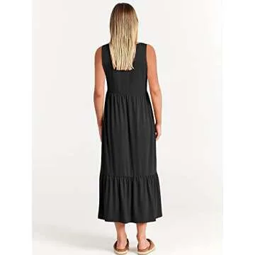 ANRABESS Women's Summer Casual Sleeveless Sundress