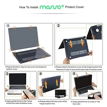 MOSISO Compatible with MacBook Air 13 inch Case 2022 2021 2020 2019 2018 A2337 M1 A2179 A1932, Glitter Plastic Hard Shell&Keyboard Cover&Screen Film&Storage Bag for MacBook Air 13 inch, Transparent