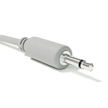 ExcelValley 5-Pack Mono Modular Patch Cables - 17.72" Grey