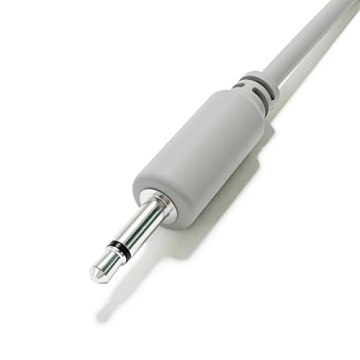 ExcelValley 5-Pack Mono Modular Patch Cables - 17.72" Grey