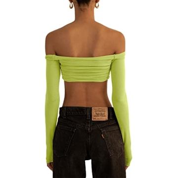 Women’s Stylish Knit Mesh Sheer Crop Tops - Chic Y2K Fashion