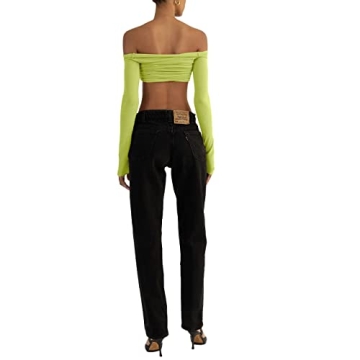 Women’s Stylish Knit Mesh Sheer Crop Tops - Chic Y2K Fashion