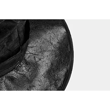 Srnede Black Witch Hat for Halloween and Parties