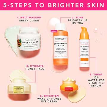 Farmacy 3% TXA Toner for Face - Face Toner for Oily Skin - Liquid Exfoliant with Azelaic Acid + 5% PHA to Target Visible Dullness + Help Reduce Uneven Skin Tone (10ml)