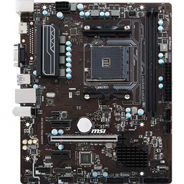 MSI ProSeries AMD Ryzen A320 DDR4 VR Ready HDMI USB 3 micro-ATX Motherboard (A320M PRO-VH PLUS)