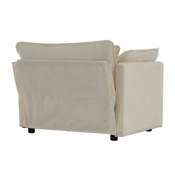 Tmsan Chenille Oversized Accent Chair for Living Spaces