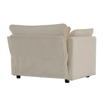 Tmsan Chenille Oversized Accent Chair for Living Spaces