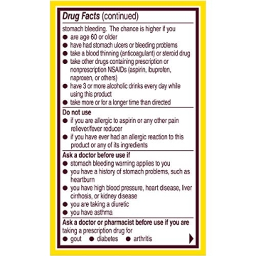 Bayer Aspirin 325mg Coated Tablets for Trusted Pain Relief