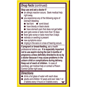 Bayer Aspirin 325mg Coated Tablets for Trusted Pain Relief