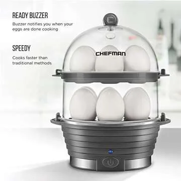 Chefman Electric Egg Cooker - Rapid & Versatile Egg Maker