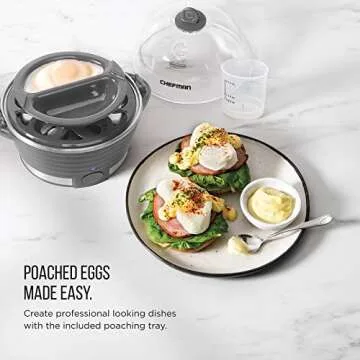 Chefman Electric Egg Cooker - Rapid & Versatile Egg Maker