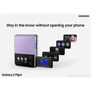 SAMSUNG Galaxy Z Flip 4 - Foldable Smartphone with Flex Mode