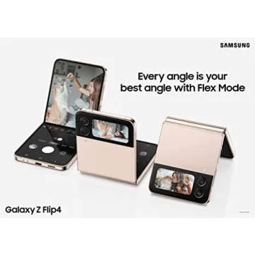 SAMSUNG Galaxy Z Flip 4 - Foldable Smartphone with Flex Mode