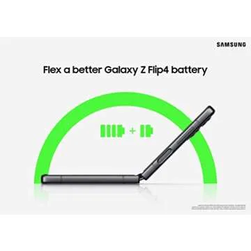 SAMSUNG Galaxy Z Flip 4 - Foldable Smartphone with Flex Mode
