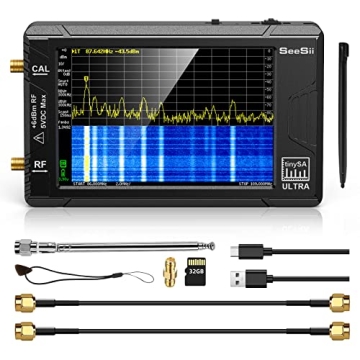 Upgraded SeeSii TinySA Ultra Spectrum Analyzer - 4.0" Touchscreen, 100kHz to 5.3GHz