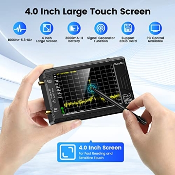 SeeSii TinySA Ultra Spectrum Analyzer with 4.0" Display