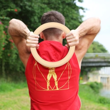 wulinjoin Power Ring 5lb Kettlebell for Home Fitness