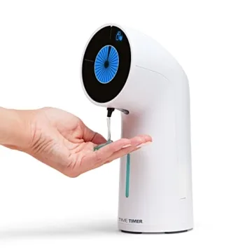 Time Timer WASH with Soap Dispenser — Touchless Automatic with 30 Second Visual Countdown Display
